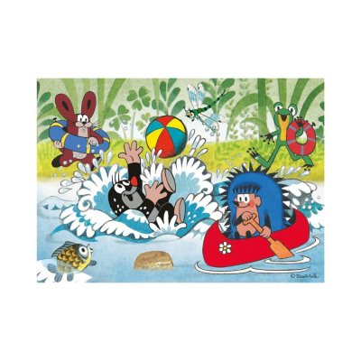 Dino Puzzle Krecik w wodzie 24 elementy maxi