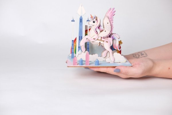 EscapeWelt 3D lesene sestavljanke Samorog