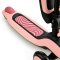 KINDERKRAFT Hamaca y patinete 2 en 1 Halley Rose rosa