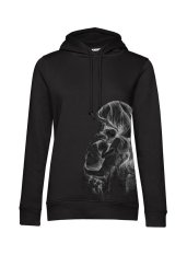 Voedingshoodie Monkey Mum® zwart - liefdevolle mama