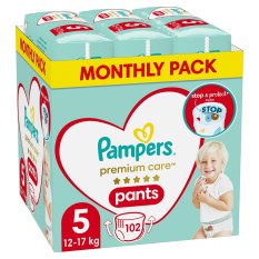 PAMPERS Premium Care Windelhöschen Größe 5 (12-17 kg) 102 Stk