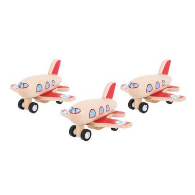 Bigjigs Toys Avion en bois à remonter 1 pc