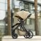 PETITE&MARS SET Kočárek 4v1 ICON Mocha Beige LITE RWS + CBX By CYBEX Aton B2 i-Size
