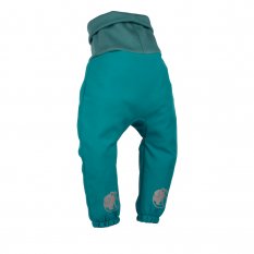 Detské rastúce softshellové nohavice s membránou Monkey Mum® - Veselá jašterica