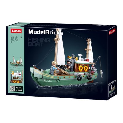Sluban ModelBricks M38-B1119 Bateau de pêche Ellie