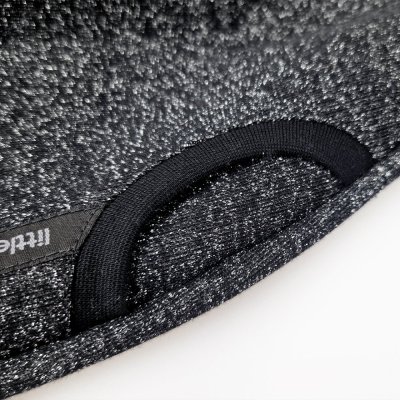 Obleka iz flisa, topla - črna sijaj