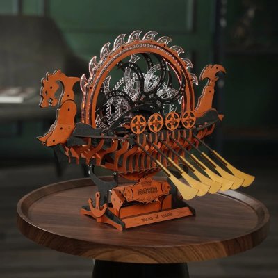 RoboTime Puzzle 3D de madeira Barco dragão Viking