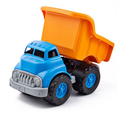 Green Toys Camion Benne Bleu et Orange
