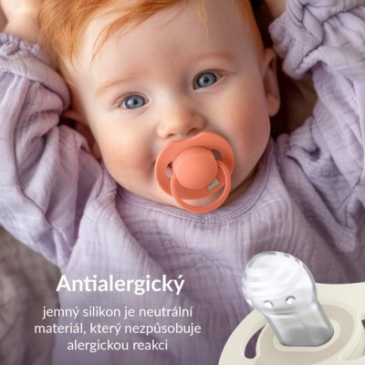 LOVI Silikon-Schnuller Dynamisch Prime 6-18m 2Stk. Nude/Blush