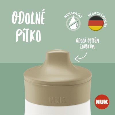 NUK Mini-Me Botella para sorber - verde 300 ml, 9 m+