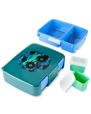 SKIP HOP Spark Style Bento Lunchbox Monster Truck 3J+