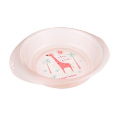 CANPOL BABIES Plastic bowl AFRICA 320 ml - pink