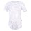 Body cienki T-shirt DRUK KR Outlast® - białe kwiatki