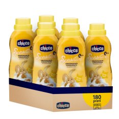 6x CHICCO softener concentrated Gentle touch 750 ml (6x30 washes)