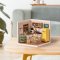 Puzzle 3D en bois RoboTime Miniature Maison de poupée Cuisine Happy Meals