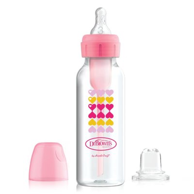 DR.BROWN'S Set Flasche 2in1 rosa + Cheers Jungle Mug 200ml + Löffel