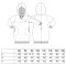 Vestido sweatshirt - flores pretas