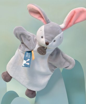 Doudou Plyschhanddocka kanin 25 cm