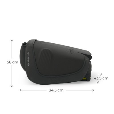 KINDERKRAFT Autosedačka skládací Unity 2 I-Size (100-150 cm) Black