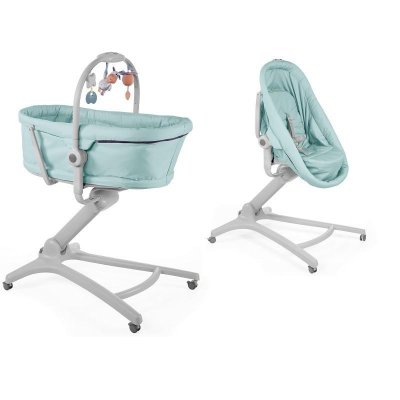 CHICCO Baby Hug 4 in 1 Kinderbett/Liege/Stuhl – Aquareelle