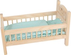 small foot Houten poppenbed natuurlijk