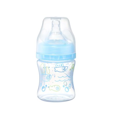 BABYONO Anti-Kolik-Flasche Classic blau 120 ml 0m+