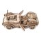 Ugears Puzle de madera mecánico 3D Coche de carreras a la deriva Cobra