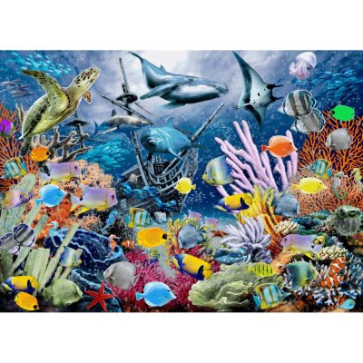 Brain Tree Puzzle Buntes Meer 1000 Teile