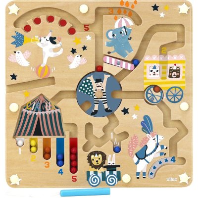 Vilac Magnetisch Labyrint Circus Michelle Carlslund