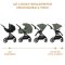 KINDERKRAFT SELECT Kinderwagen kombiniert Yoxi 2in1 Mystic Green