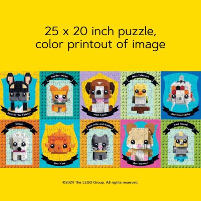 Puzzle Chronicle Books LEGO® Amigos Animais 1000 peças
