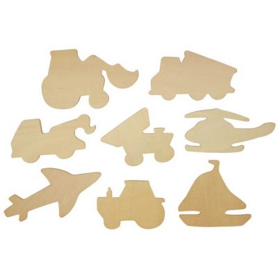 Bigjigs Toys Obrazki do odrysowywania - środki transportu