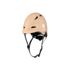 QPLAY Prilba detská Manbo Khaki, vel. S (46-54 cm)
