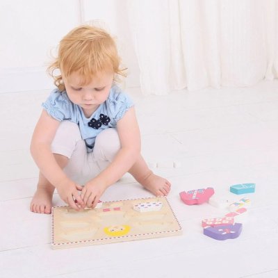 Bigjigs Baby Aankleedpuzzel Meisje