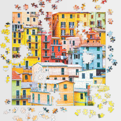 Galison Puzzle Gruß aus Cinque Terre 500 Teile