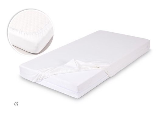 BABYMATEX Bambuslaken 60x120 weiß
