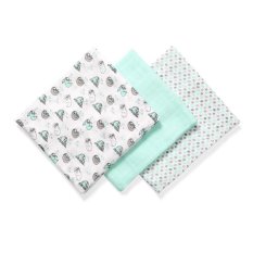 BABYONO Pelene bambus 3 kom mint