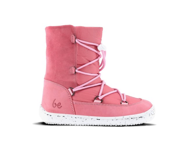 Be Lenka Chaussures pieds nus d'hiver pour enfants Snowfox Kids 2.0 - Rose Pink