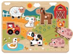 2Kids Toys Vkládací puzzle Venkov