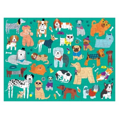 Mudpuppy Dubbelzijdige Puzzel Honden en Katten 100 stukjes