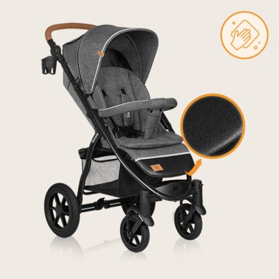LIONELO Sportkinderwagen Annet Tour Grey Stone