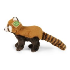 Rappa Plyschpanda röd 20 cm ECO-FRIENDLY
