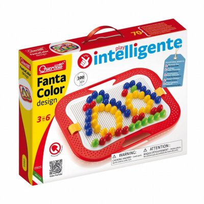 Quercetti Mozaika FantaColor Design 100 szt. (⌀20 mm)