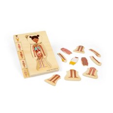 Bigjigs Toys Lesene puzzle Anatomija dekle