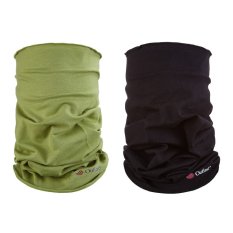 Set nákrčník multifunkčný tenký Outlast® - matcha/čierna