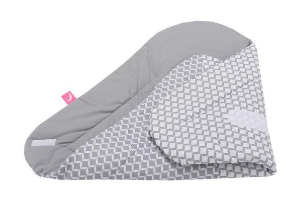 MOTHERHOOD Wrap mit Kokosnussverstärkung Grey Classics 75x75 cm
