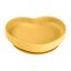 CANPOL BABIES Silicone plate with suction cup Heart yellow