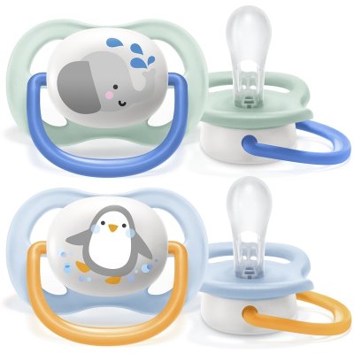 Philips AVENT Schnuller Ultra air Tier 0-6m Junge, 2 Stk.