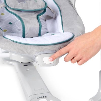 INGENUITY Swing conversível vibrando com melodia Nash 2 em 1, 0m+ até 9 kg