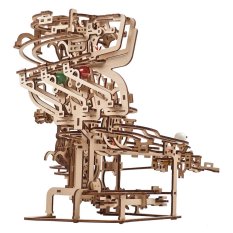Ugears 3D lesene mehanske sestavljanke Kroglična proga verižna